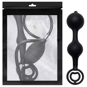 Plug Anal Anel Duplo Inflável 22,5 X 5cm Sexy Import