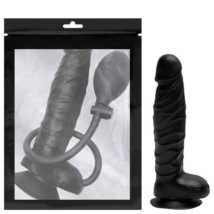 Pênis Inflável Pump Play 20 X 3,8cm Sexy Import