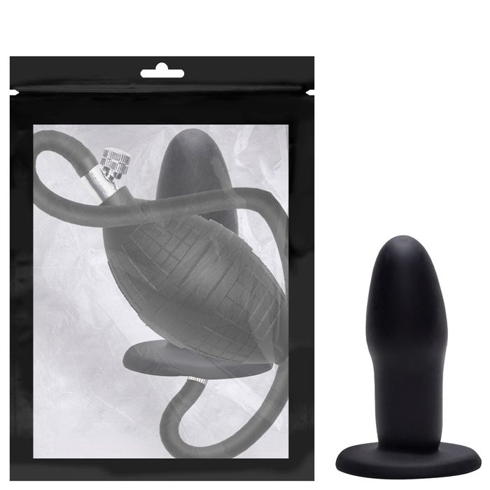 Plug Anal Silicone Inflável 10,5 X 3cm Sexy Import