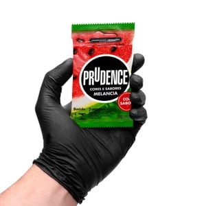 Preservativo Melancia Com 3 Unidades Prudence