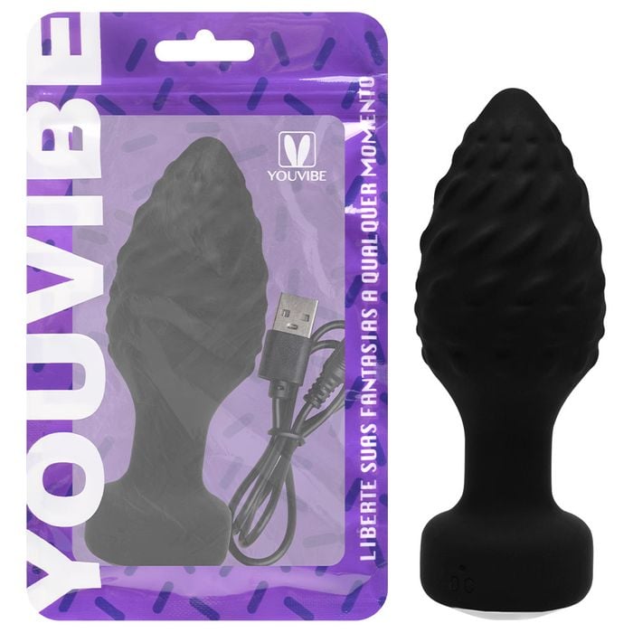 Plug Anal 10 Vibrações Via App Youvibe Vipmix