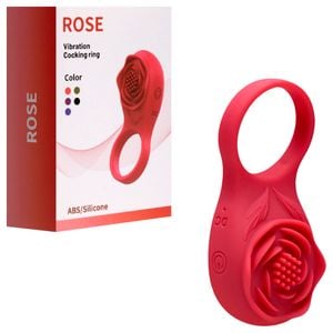 Anel Estimulador Flor Via App 9 Vibrações Usb Yaffa