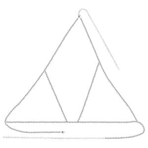 Bodychain Busto Com Strass Joia De Corpo Yaffa