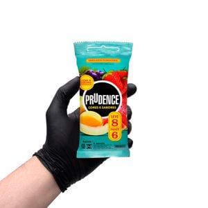 Preservativo Mix Cores E Sabores 06 Unidades Prudence