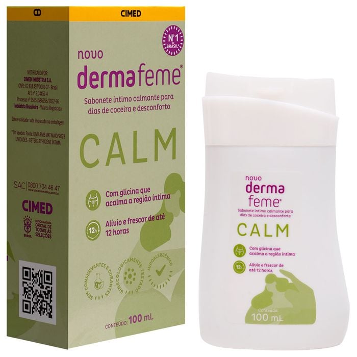 Dermafeme Calm Sabonete íntimo 100ml Cimed