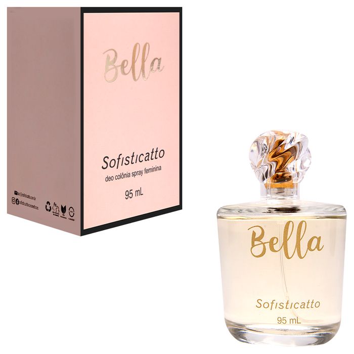 Bella Deo Colônia Spray Feminina 95ml Sofisticatto