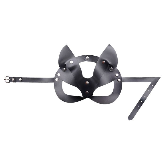 Máscara Sado Gata Raposa Sintética Prazer E Cia