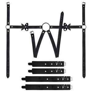 Harness Sado Cinta Com Algemas Prazer E Cia