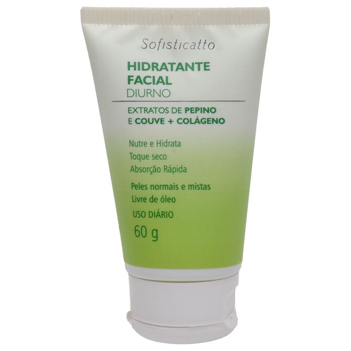 Hidratante Facial Diurno Pepino Couve 60g Sofisticatto