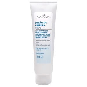 Loção Limpeza Facial Uso Diário 100ml Sofisticatto
