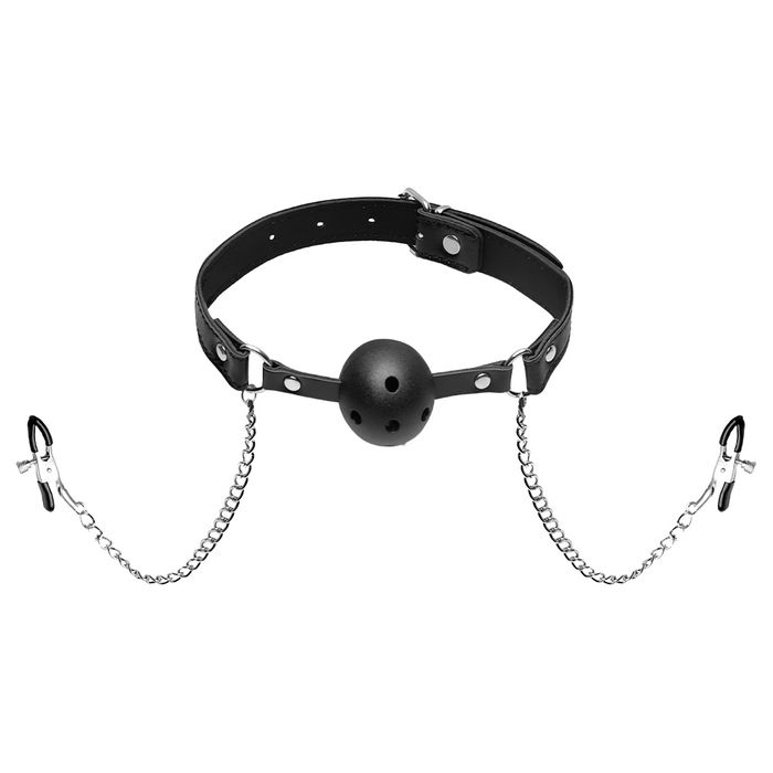 Mordaça Bola E Corrente Ligação Youvibe Vipmix