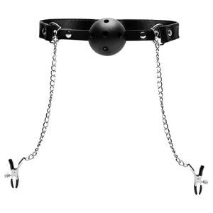 Mordaça Bola E Corrente Ligação Youvibe Vipmix