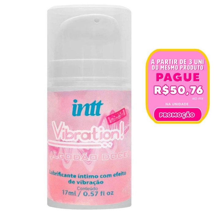Vibration Gel Algodão Doce Power Vibração 17ml Intt