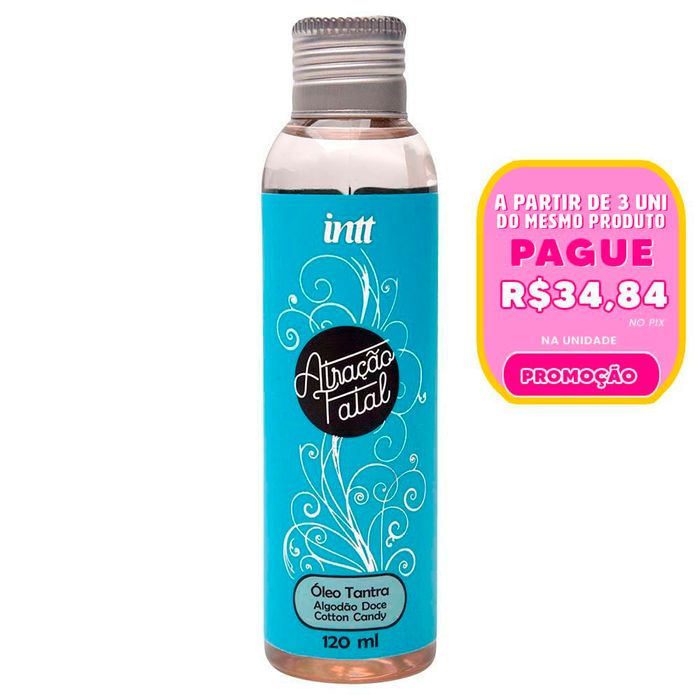 Atração Fatal óleo Corpo Algodão Doce 120ml Intt