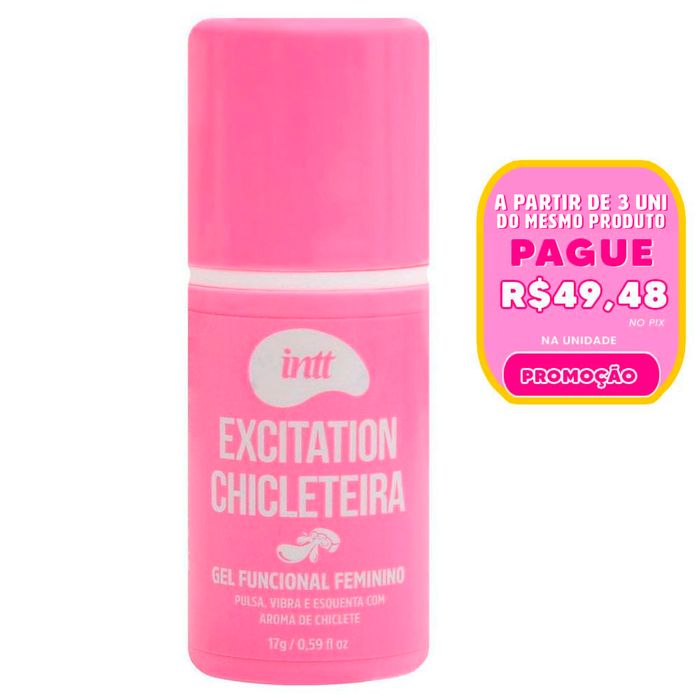 Excitation Chicleteira Excitante Feminino 17g Intt