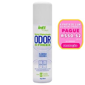 Odor Free Eliminador De Odores Do Corpo 90g Intt