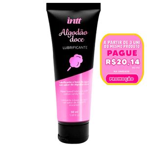 Lubrificante Corporal Algodão Doce 50ml Intt