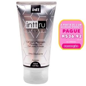 Intt Ru Silver Deslizante Massagem Nuru 150ml Intt