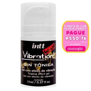 Vibration Gel Gin Power Vibração Hot 17ml Intt