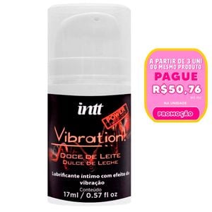 Vibration Gel Doce De Leite Vibração Hot 17ml Intt