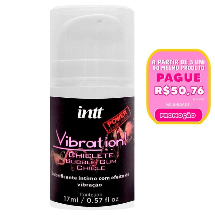 Vibration Gel Chiclete Power Vibração Hot 17ml Intt