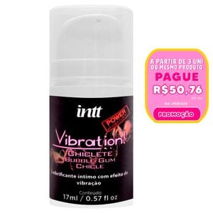 Vibration Gel Chiclete Power Vibração Hot 17ml Intt