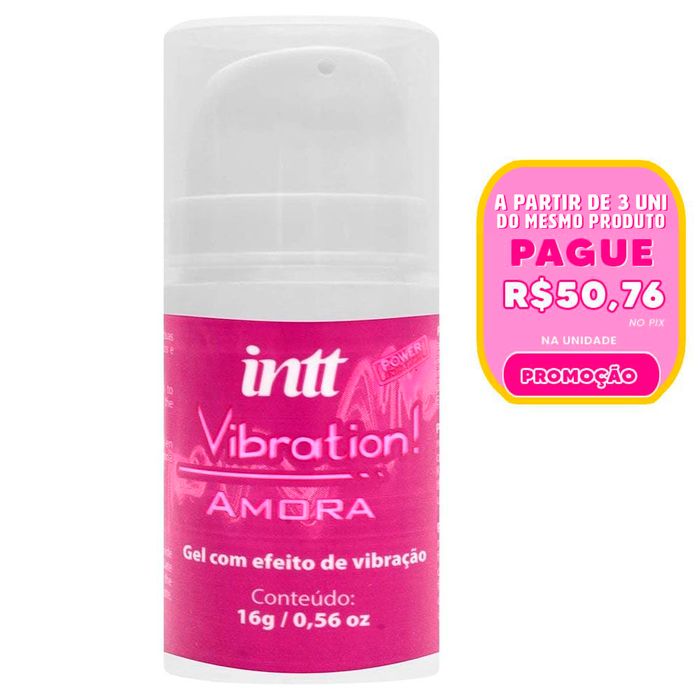 Vibration Gel Amora Power Vibração Hot 17ml Intt