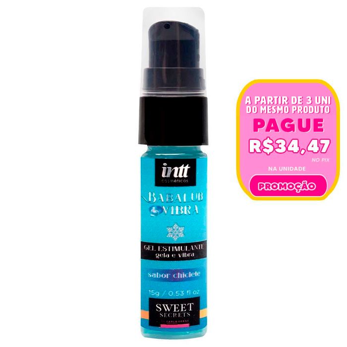 Babalub Vibra Ice Excitante By Carla Geane 15g Intt