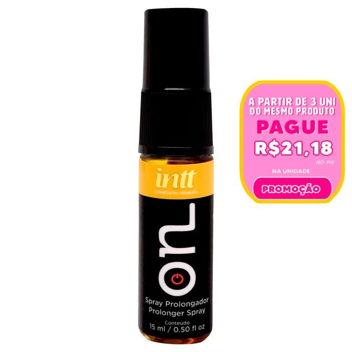 On Gel Masculino Prolongador E Retardante 15ml Intt
