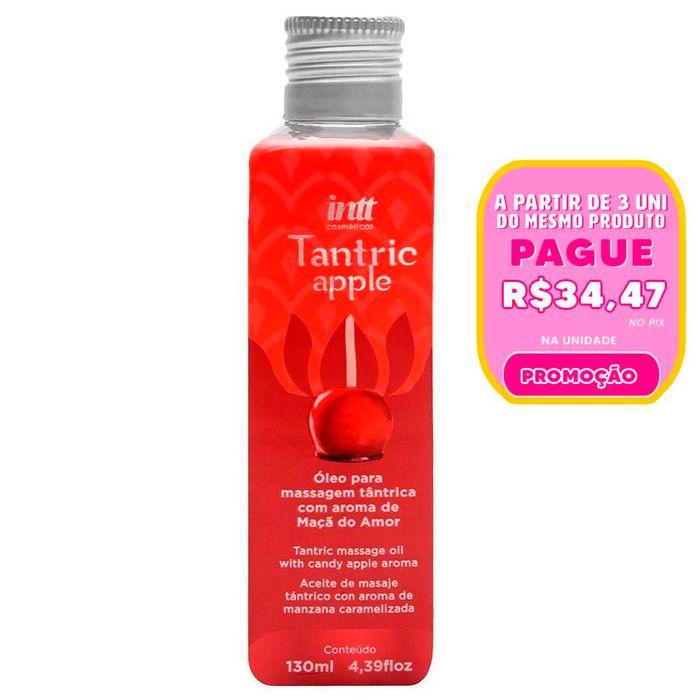 Tantric Apple óleo Corpo Maçã Do Amor 130ml Intt