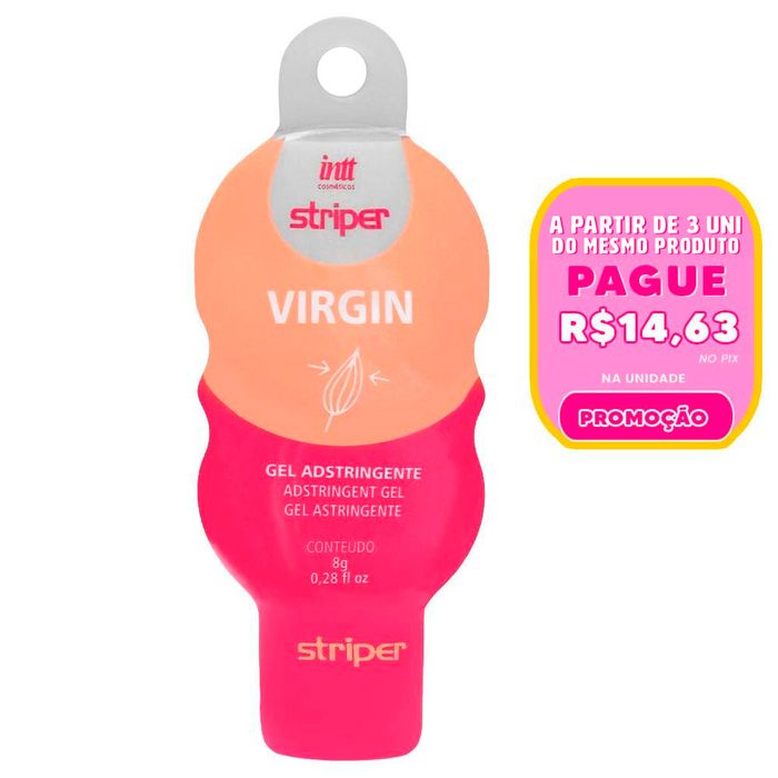 Stripper Virgin Gel Feminino Adstringente 8g Intt