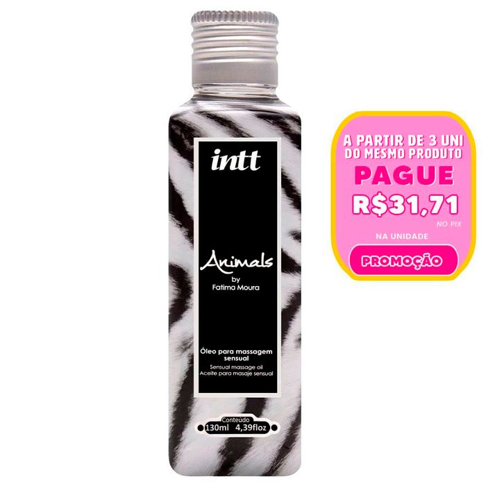 Animals óleo Afrodisíaco Massagem 130ml Intt