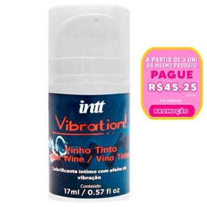 Vibration Tons Gel Vibração Vinho Tinto 17ml Intt
