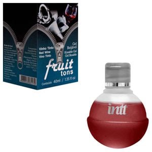 Fruit Tons Gel Beijável Hot Vinho Tinto 40g Intt