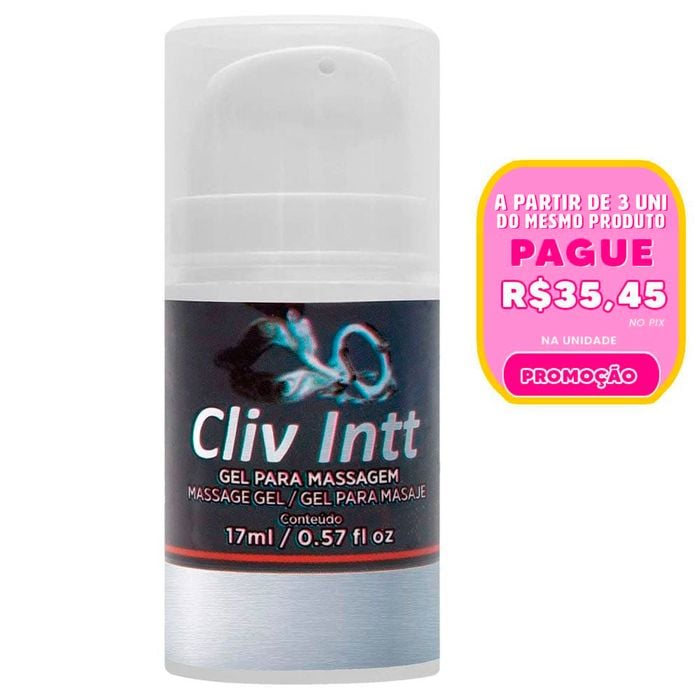 Cliv Tons Gel Facilitador Anal Vinho Tinto 17ml Intt