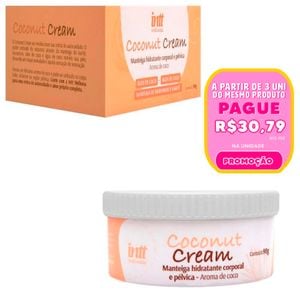 Coconut Cream Manteiga Hidratante Pélvica 90g Intt
