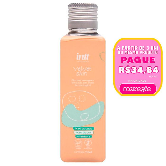 Velvet Skin óleo Massagem Coco Wellness 130ml Intt