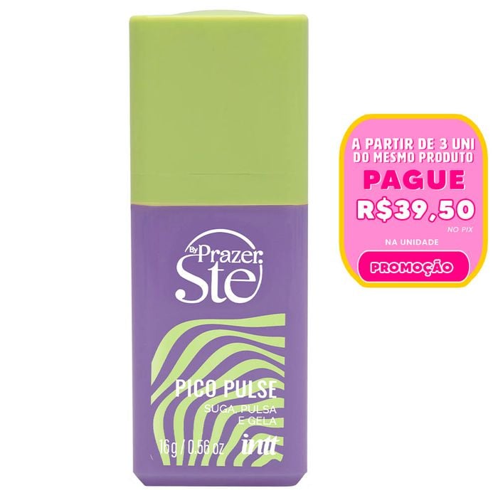 Pico Pulse Uva Verde Gel Suga Vibra Pulsa 16g Intt