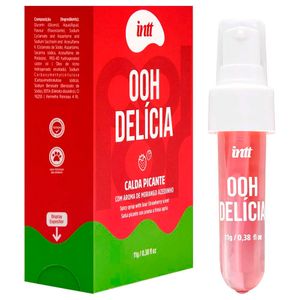 Ooh Delícia Calda Picante Morango Azedinho 11g Intt