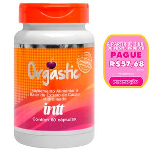 Orgastic 60 Cápsulas Suplemento Feminino Intt