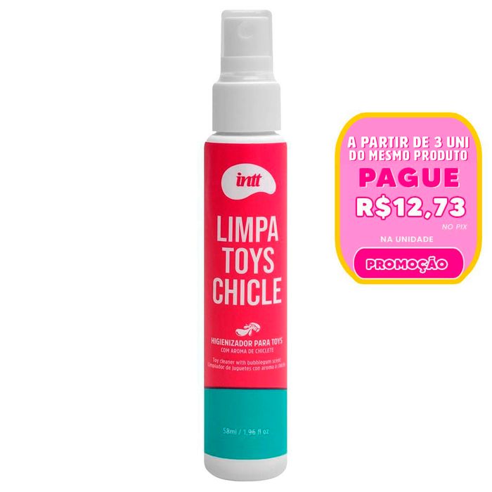Limpa Toys Chiclé Vibradores Chiclete 58ml Intt
