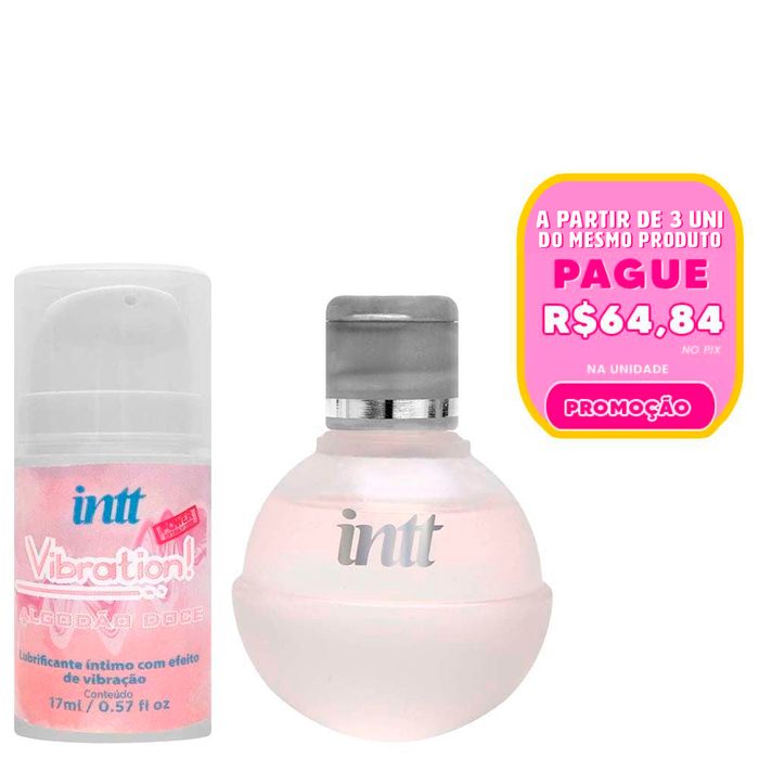 Box Doce Prazer Vibration E Fruit Algodão Doce Intt