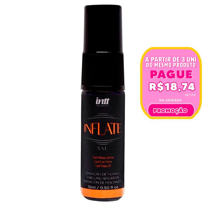 Inflate Vasodilatador Masculino Efeito Hot 15g Intt