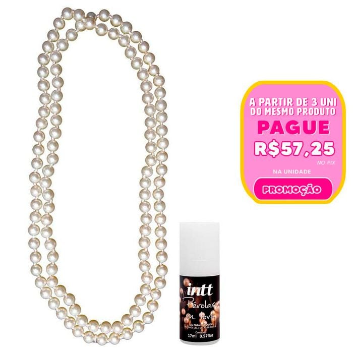 Pérolas In Love Colar Pérolas Gel Silicone 17ml Intt