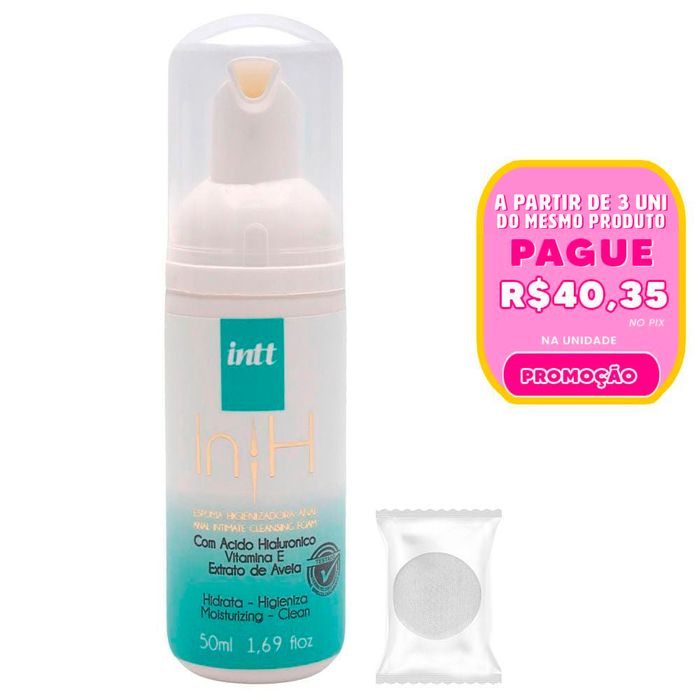 In-h Espuma Higienizadora Anal 50ml Intt