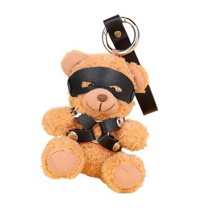 Chaveiro Ursinho Pelúcia Sado 10 X 9cm Sexy Import