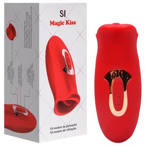 Vibrador Pulsação Boca Abre E Fecha Sexy Import