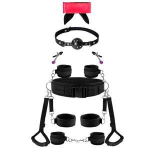 Kit Bondage 9 Itens Restrições Bdsm Youvibe Vipmix