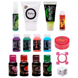 Kit Sensual 2 Com 15 Itens Garji