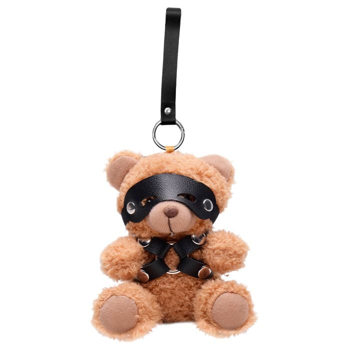 Chaveiro Ursinho Pelúcia Sado 10 X 9cm Sexy Import
